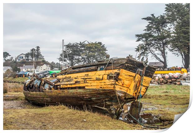 Abersoch Harbour  Print by Chris Evans