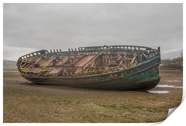 Skeleton Hull  Print by Chris Evans