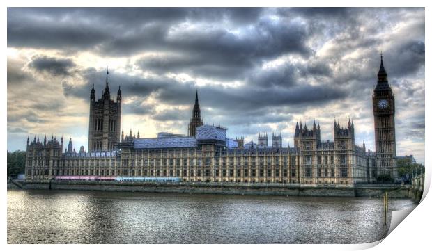 British Parliament Print by HQ Photo