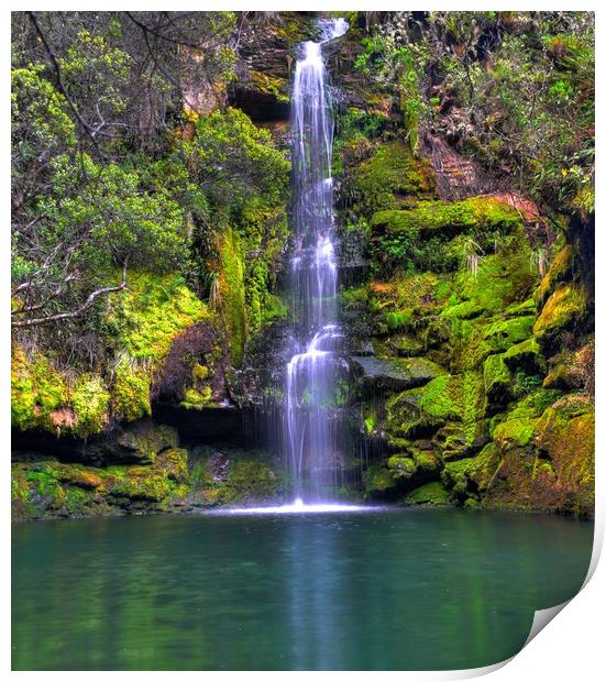 Waterfall HDR Print by HQ Photo