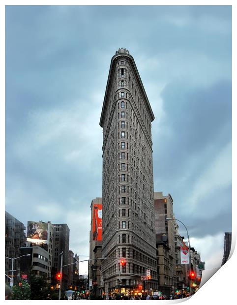 FlatIron Building in NYC Print by HQ Photo