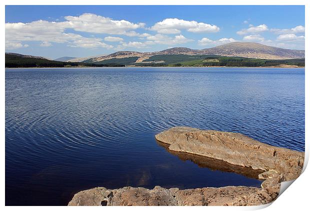  Chatteringshaws Loch  Print by David Chennell