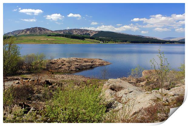 Chatteringshaws Loch    Print by David Chennell