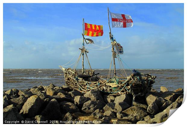 Grace Darling Pirate Ship  Print by David Chennell