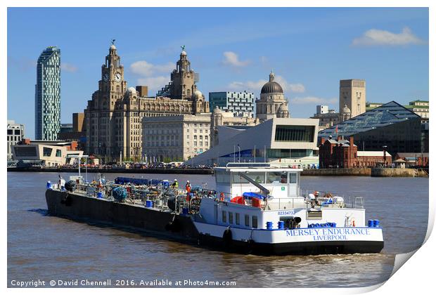 Mersey Endurance Print by David Chennell