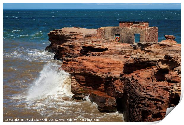 Hilbre Island High Tide   Print by David Chennell