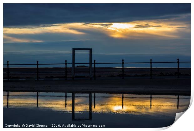 Moody Reflection Print by David Chennell
