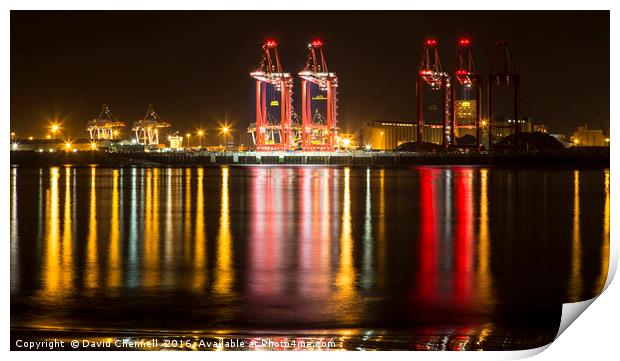 Liverpool Docks  Print by David Chennell