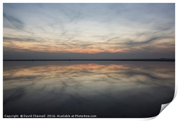 West Kirby Cloudscape   Print by David Chennell