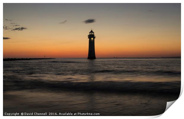 Perch Rock Lighthouse   Print by David Chennell