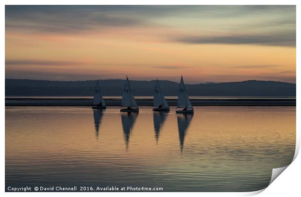 Marine Lake Magic  Print by David Chennell