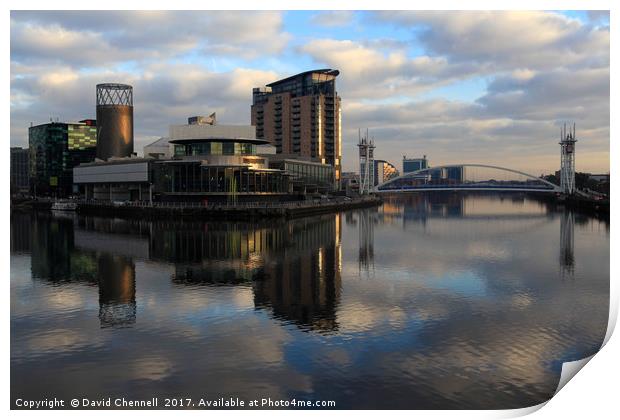 Salford Quays    Print by David Chennell