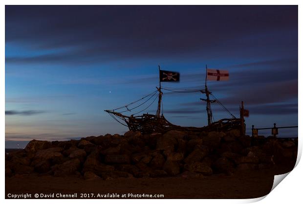 Blue Hour Grace Darling Print by David Chennell