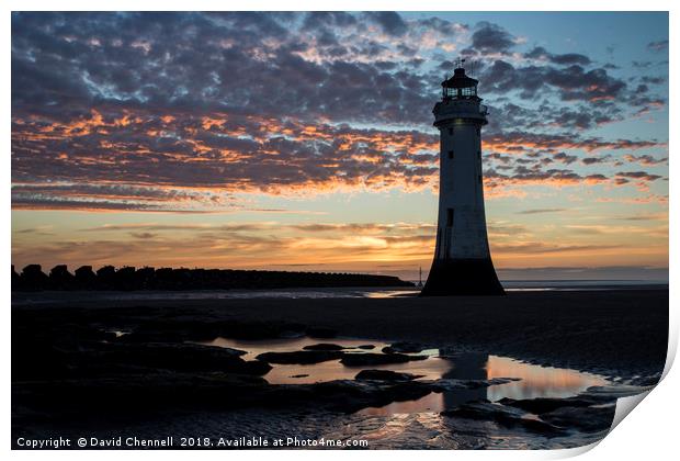 Perch Rock Lighthouse   Print by David Chennell