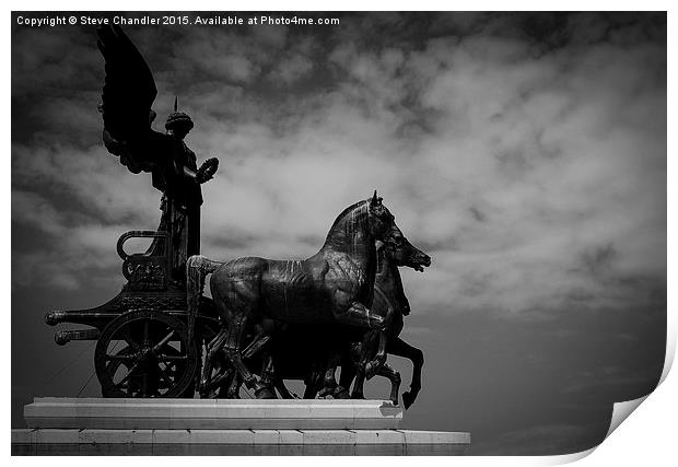  Chariot of the Angels Print by Steve Chandler