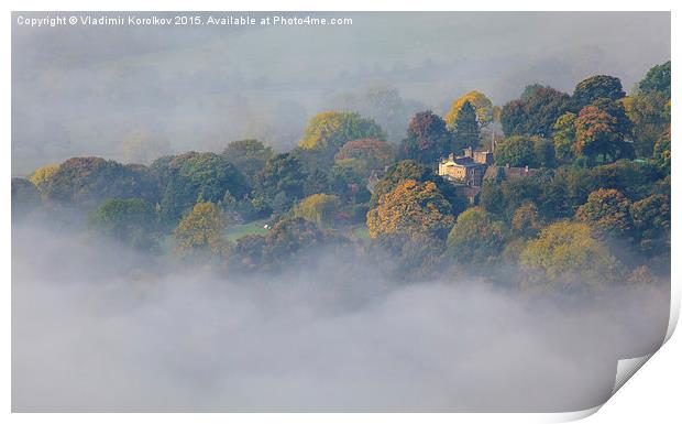 Emerging from the fog Print by Vladimir Korolkov