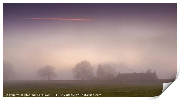 Once upon a time in Derbyshire... Print by Vladimir Korolkov