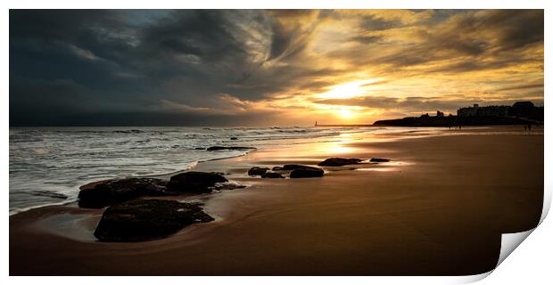 Sunrise Over Longsands Print by Ray Pritchard
