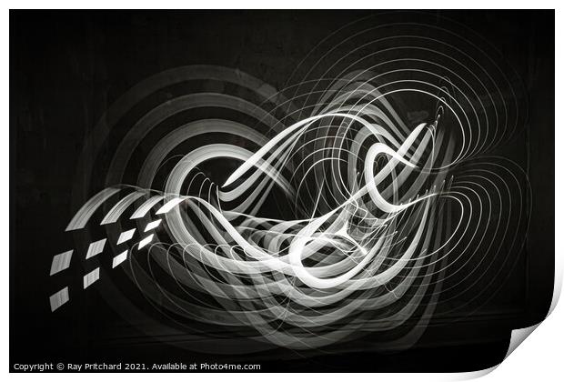 Abstract shape Print by Ray Pritchard
