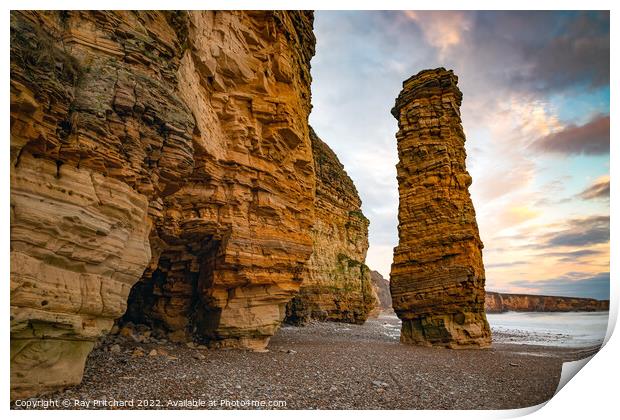 Pillar of Rock Print by Ray Pritchard