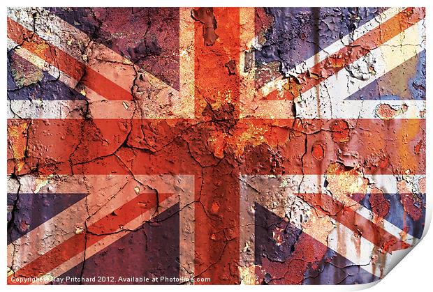 Union Flag Print by Ray Pritchard