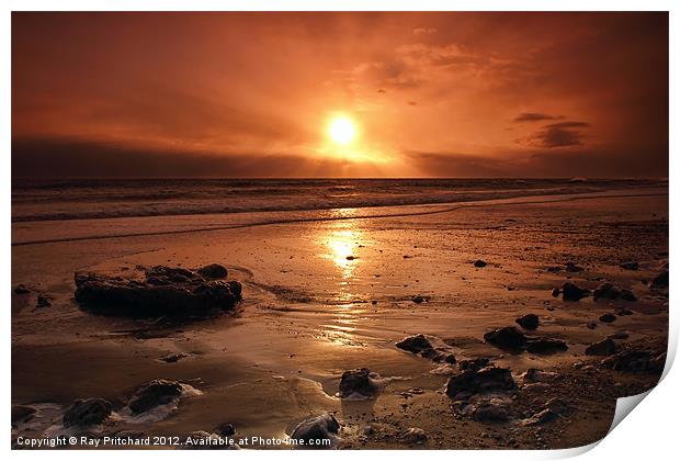 Marsden Bay Print by Ray Pritchard