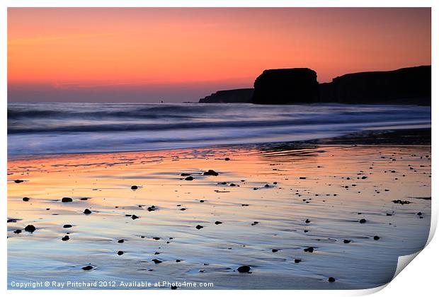 Marsden Rock? Print by Ray Pritchard