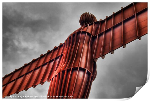 Angel Of The North Print by Ray Pritchard