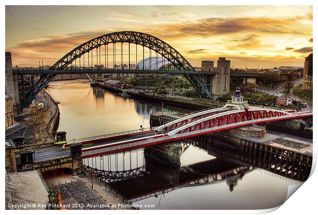 Early Morning in Newcastle Print by Ray Pritchard