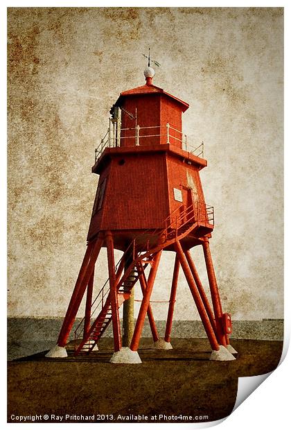 The Groyne Print by Ray Pritchard