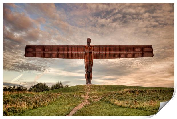 HDR Angel of the North Print by Ray Pritchard