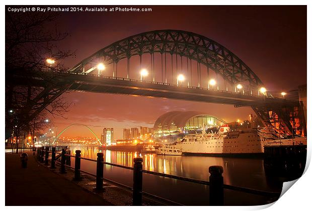 Tyne Bridge,Newcastle Print by Ray Pritchard