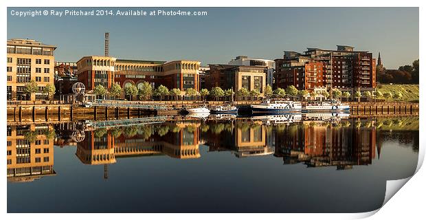 Newcastle Quayside Print by Ray Pritchard