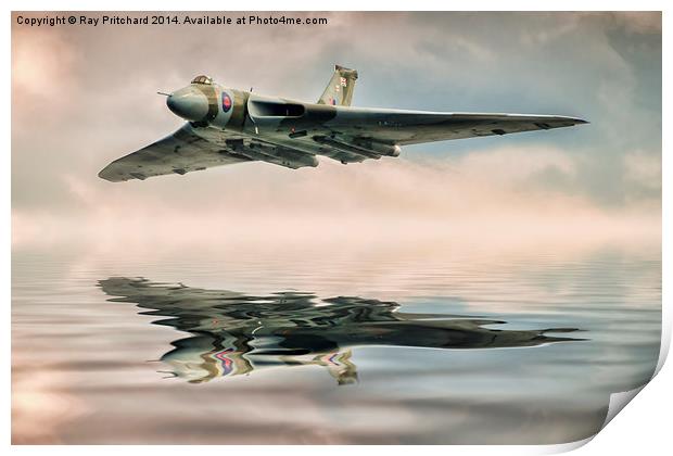 Vulcan Bomber Artwork Print by Ray Pritchard