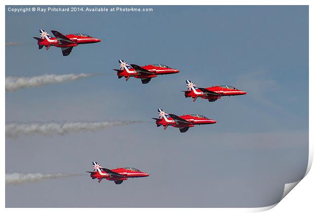  The Red Arrows Print by Ray Pritchard