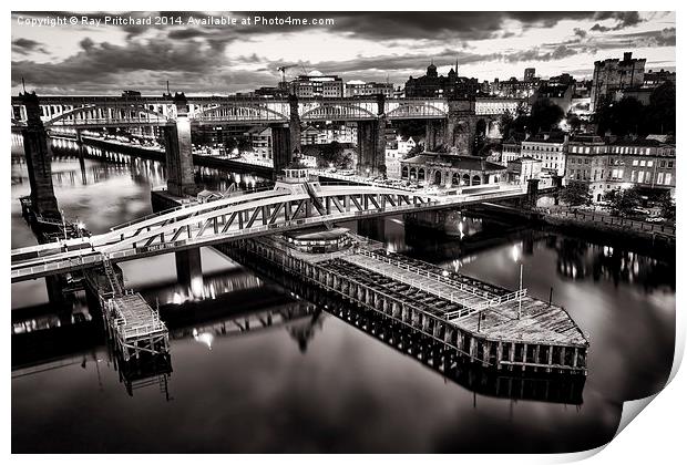  Newcastle Upon Tyne Print by Ray Pritchard