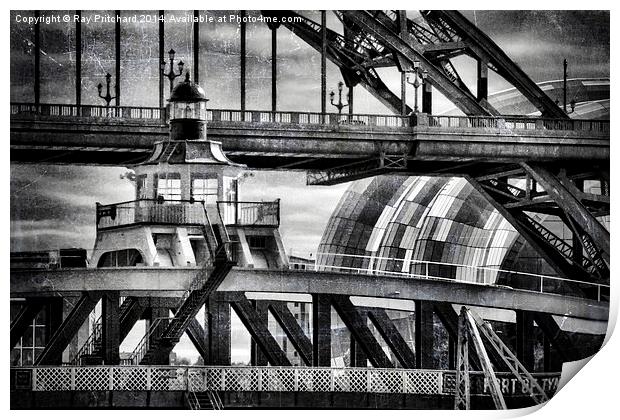  Tyne Bridges Print by Ray Pritchard