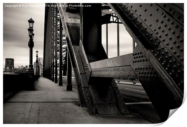 Tyne Bridge Print by Ray Pritchard