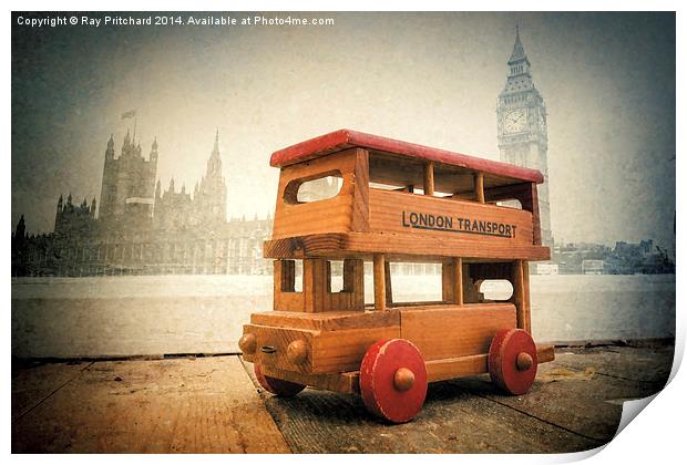  London Bus  Print by Ray Pritchard