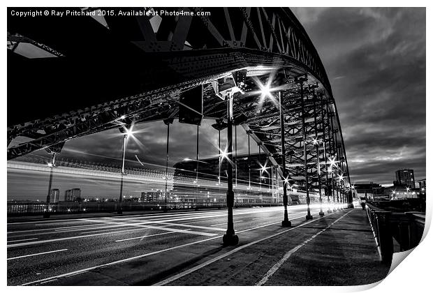  Wearmouth Bridge Print by Ray Pritchard