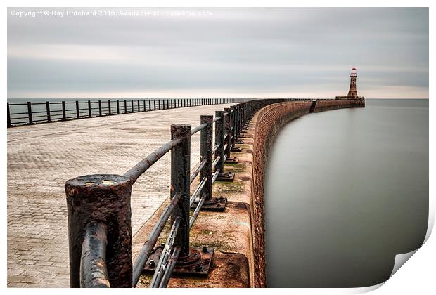  Roker Pier Print by Ray Pritchard