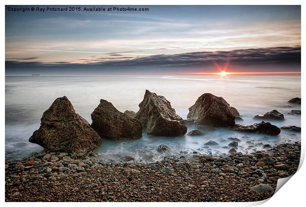 Colourless Sunrise Print by Ray Pritchard