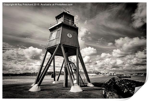  Herd Lighthouse Print by Ray Pritchard