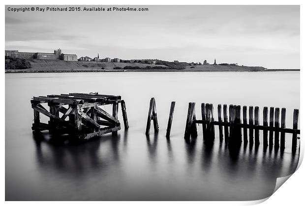  Across the Tyne Print by Ray Pritchard