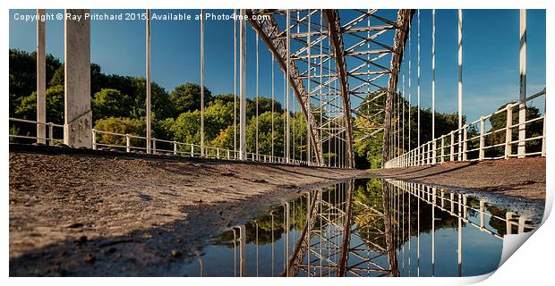  Wylam Railway Bridge Print by Ray Pritchard