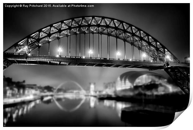 Tyne Bridge  Print by Ray Pritchard