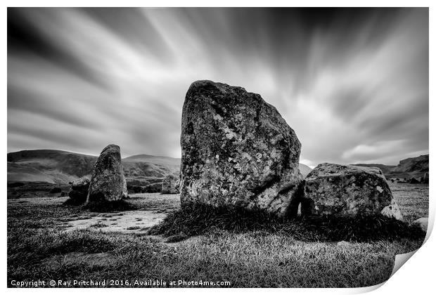 Stones at Castlerigg  Print by Ray Pritchard