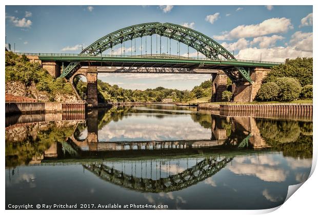 Wearmouth Bridge Print by Ray Pritchard