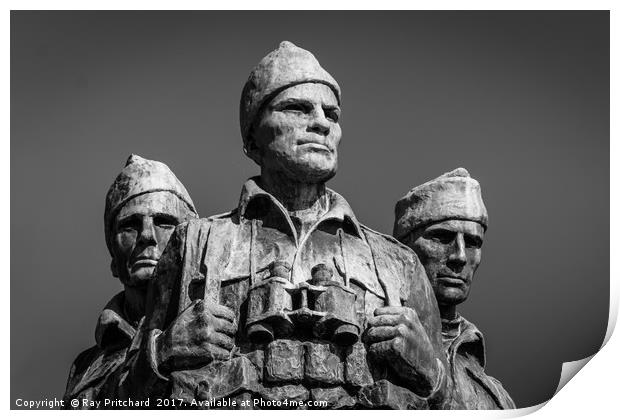 Commando Memorial Print by Ray Pritchard