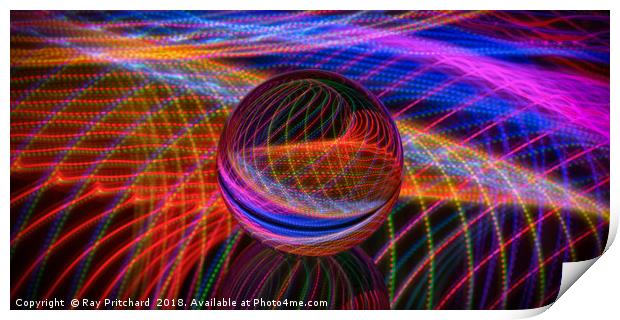 Art with Light Print by Ray Pritchard